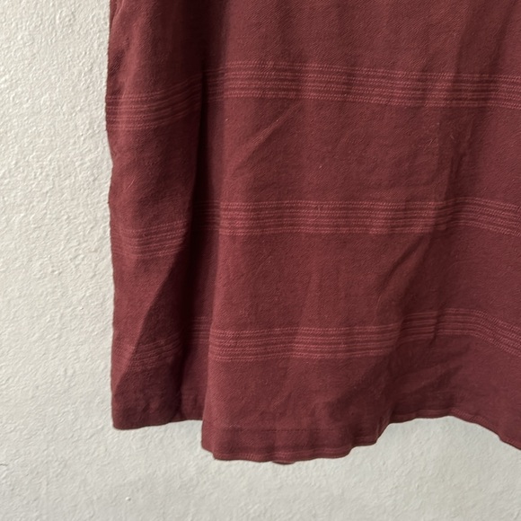 Free People Open Back Linen Blend Romper in Brown Sz XS - Picture 4 of 9